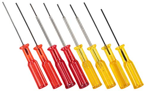 8 Stück Overlock-Maschinen-Schraubendreher, Innensechskant-Schraubendreher, Nadel-Purl-Stretch-Nähmaschine mit Verschiedenen Farben und Stilen, 1,5 Mm/1,6 Mm Schraubendreher