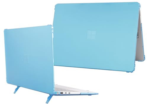 mCover Case ONLY Compatible for 2024+ 13.8 Microsoft Surface Laptop 7 Windows PC with ARM CPU and AI-Powered Copilot+ (NOT Fitting Other Surface Models) - Aqua