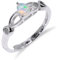 Stone House Ringe mit Geburtsstein für Oktober für Frauen, Sterlingsilber, Ringe mit natürlichem Opal, Verlobungsring, edler Schmuck für Frauen (R022)