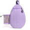 Zoegneer Tennistasche, Schultertasche, große Kapazität, Damen, Badmintonschlägertasche, Schlägertasche für Tennis für Outdoor-Sportarten (lila)