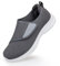 Topwolve Men's Trainers Lightweight Breathable Walking Shoes Easy Close Adjustable Orthopedic Shoes for Swollen Feet Plantar Fasciitis,Grey,8 UK