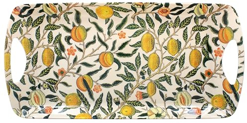 The Leonardo Collection Fruits Tray Medium William Morris For Kitchen & Home | Durable Serving Tray For Food | Serving Platter For Lunch & Dinner | Plastic Trays For Tea & Serving Dishes