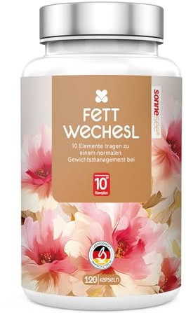 sonnesee Fett Wechesl10-Fach Stoffwechsel-Rezeptu Grüner Tee Komplex mit L-Carnitin Kurkuma 120 Kapseln, in Deutschland hergestellt & laborgeprüft