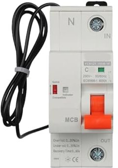 TJXADNEV Disjoncteur 1P, Protection Contre Les Courts-Circuits, synchronisation, Interrupteur de réenclenchement, Commande(32A)