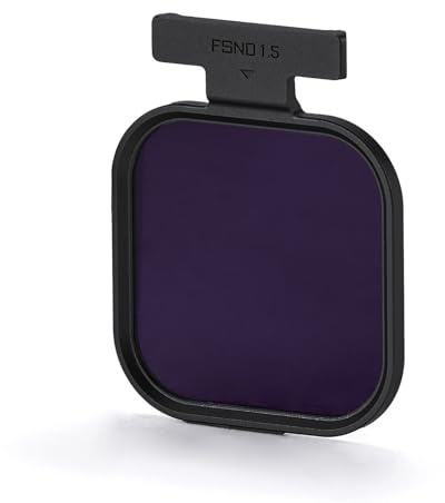 Tilta Khronos Magnetischer FSND 1,5 Filter kompatibel mit iPhone 16 Pro Max/16 Pro/15 Pro Max/15 Pro – Schwarz TK-IP-ND15-B