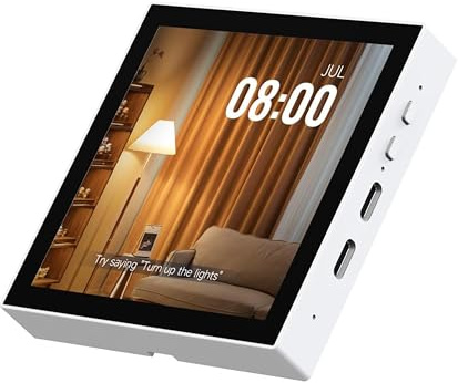 AI ESP32-S3 Smart 86 Box Development Board, Supports 2.4GHz Wi-Fi/Bluetooth BLE 5, Onboard 4inch 480 x 480 Pixel Touch Display, Supports AI Voice Interaction, Enables Smart Living & Industrial IoT