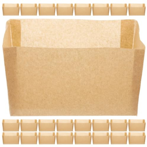 TOYANDONA Loaf Pan Liners Nonstick Paper Loaf Pan Liner for Bread Baking Parchment Bread Liners for Toast Disposable Baking Liners for Easy Release and Cleanup Accessories