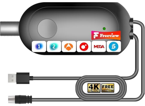 2026 Amplificador de Señal para Antena de TV Interior – Receptor de Alta Ganancia, Mejora la Recepción Digital, Reduce Ruido y Pixelado, Alimentación USB
