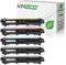 Kineco 5 Toner kompatibel für Brother TN-242 TN-246 für Brother DCP-9017CDWG1 9017CDWG1 9022CDW HL-3142CW 3152CDW 3172CDW MFC-9142CDN 9342CDW 9332CDW - Schwarz je 2.500 Seiten, Color je 2.200 Seiten