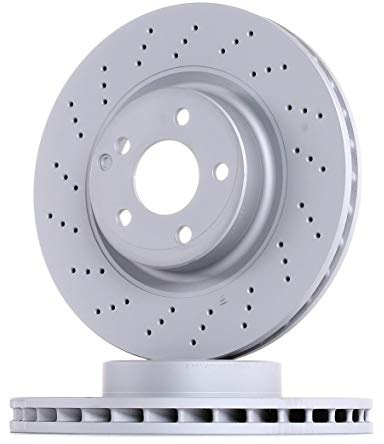 ZIMMERMANN 400.3637.52 2x Bremsscheiben Vorne Ø330mm innenbelüftet gelocht Kompatibel mit MERCEDES-BENZ E-Klasse Limousine W211 204421291207 2114211012 2044212912