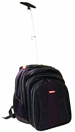 Viso TOOLTROLLEY Rucksack mit 2 Rollen und Teleskop-Griff, aus weichem Polyamid