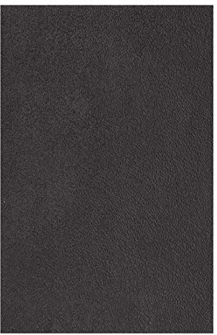 Anti Rutsch Sohlengummi - sehr flexible 1,8 mm Sohlenplatte 20x30cm schwarz - Schuhsohlenreparatur - Antirutsch Pads Schuhe - Speckgummi - Kreppsohle Sneaker - Langlauf Schuhbedarf
