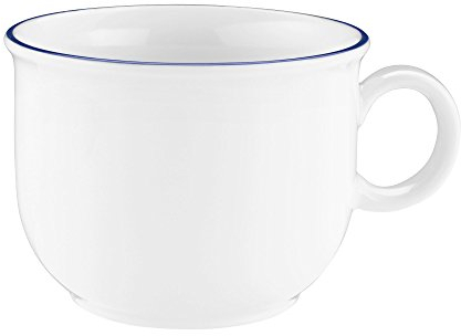 Obere zur Kaffeetasse 0,21 l 6 Stück Compact Blaurand 10795 von Seltmann Weiden