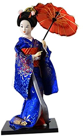 Fancy Pumpkin Japanische Puppen Geisha Mädchen Geiko Kimono Puppe Home Dekoration Kunst Sammlung, D-23