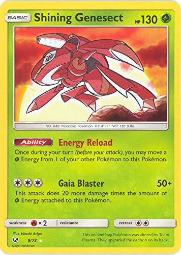 Shining Genesect - 9/73 - Holo Rare - Sun & Moon: Shining Legends