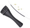 Violin Saitenhalter Eingebaute Feinstimmer Violin Saitenhalter mit Tailgut für 3/4 4/4 Violine Fiddle - Violine Zubehör