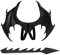 Amosfun Drachenflügel und Halloween Drache Kostüm Set Verschönern Spiel-Requisiten für Kinder Halloween Karneval