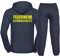 Kapuzen-Jogginganzug Navy, Feuerwehr ATEMSCHUTZ Neongelb XL