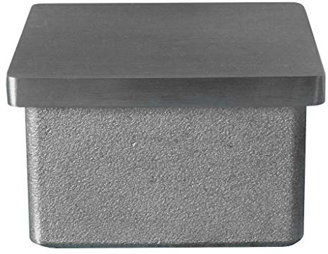 Acero Inox. Brida Guarniciones Tapas Conector Elementos Decorativos Arcos Material de Montaje Barandilla Pasamano - Plano Tapa de Xxtremo Tubo Cuadrado, Quadratrohr 40 x 40 x 2mm