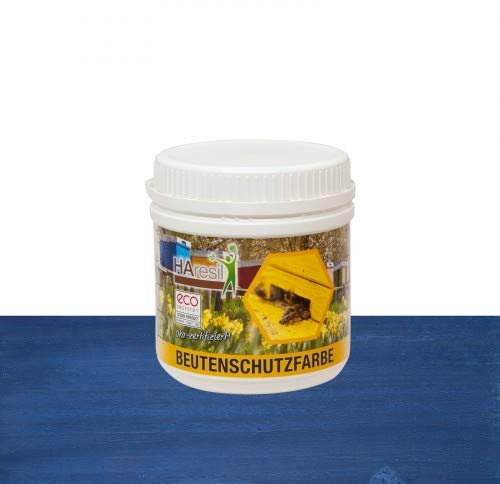 HAresil Beutenschutzfarbe Lasur blau Inhalt Gewicht 1kg