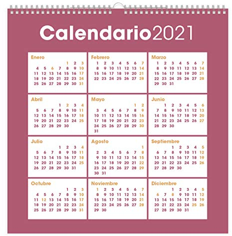 Grupo Erik Wandkalender - Kalender 2021 für 16 Monate auf Spanisch