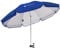 AMMSUN XL Chair Umbrella with Universal Clamp 52 inches and 360-degree Swivel UPF 50+, Portable Clamp on Camping or Beach Chair, Stroller, Wheelchair, Golf cart, Blue, Large-sized