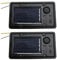 Yius Solar Lantern Top Replacement, LED Solar Lamp Replacement Battery Box, Lantern Replacement Part Lid Accessories for Outdoor DIY Table Lights Garden Patio Decor, 2pcs