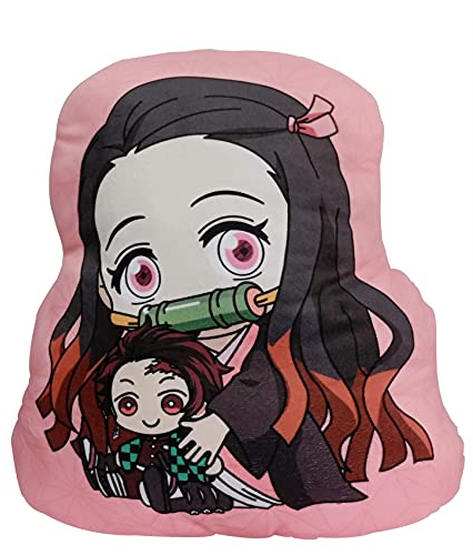 D-TREE Slayer Kissen Kamado Nezuko Plüschkissen Throw Pillow Plüsch 40 cm