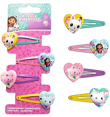 Joy Toy- Gabbys Gabby's Dollhouse fermacapelli Bambini, Multicolore, Taglia unica, 23883