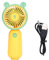 GAESHOW Mini Portable Fan, Handheld Fan Powerful Portable Hand Fan, USB Rechargeable Mini Personal Electric Fan, Cute Bear Shape USB Fan Mini Size for Kids Home Outdoor Office School Travel