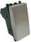 Vetrineinrete® Invertitore bipolare compatibile con vimar plana interruttore pulsante 2p 16ax 250vac (Silver)