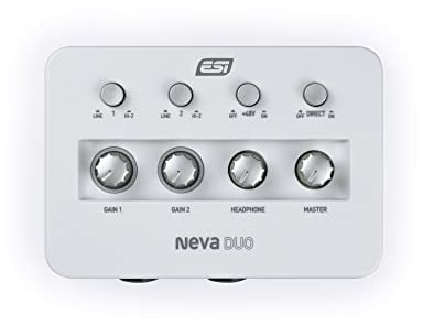 ESI Neva Duo | Professional 24-bit / 192 kHz 8 Output USB Audio Interface