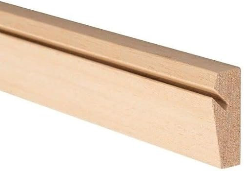 STAS Holzschiene - Bilderaufhängesysteme/Bilderrahmen/Poster - Galerieschiene - Riva 120cm (1 Stück)