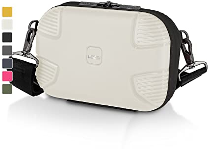 IMPACKT IP1 Handgepäck Crossbody Bag aus recyceltem Post-Consumer-Plastik; nachhaltige Umhängetasche mit 6 Jahren Garantie + abnehmbaren Tragegurt