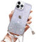 Wirvyuer Handyband Hülle für iPhone 15 Pro Handyhülle mit Kordel Glitzer Schutzhülle mit Band zum Umhängen Halskette Silikon Case mit Schnur für iPhone 15 Pro Transparent