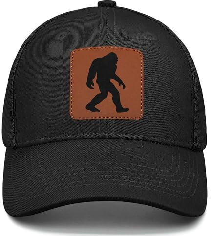 Vinpress Mesh Bigfoot Hüte für Männer Frauen Outdoor Jagd Angeln Hut Einstellbare Snapback Baseball Cap Sasquatch Liebhaber, Bigfoot-1 (Bigfoot-, Einheitsgr��e