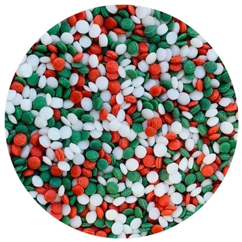 Purple Cupcakes Sprinkles Mix - DOTTY CHRISTMAS Mix (V) - Christmas theme edible cake decorations. The perfect sprinkle decorations for any Christmas cakes, festive cupcakes and bakes.