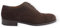 SILBON Zapato Clásico Ante Cordones Marrón Oscuro para Hombre Talla 42
