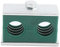 5PCS 6/8/10/12/14/15/16/18/20/22/25/27/28/30/32/34/35mm Dia Double 2 Hole Pipe Bolted Plastic Clips Pipe Clamp Tube Fastener Kit(12mm Diameter Pipe)