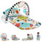 Fisher-Price Tapis éducatif avec piano musical animaux, instrument de musique portable avec niveaux d'apprentissage pour enfants dès la naissance, version polonaise HWY57
