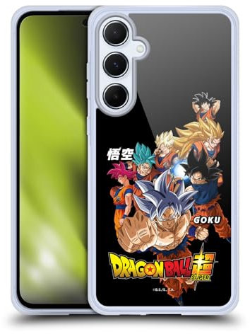 Head Case Designs Offizielle Dragon Ball Super Goku Universe Survival Characters Soft Gel Handyhülle Hülle kompatibel mit Samsung Galaxy A55 5G
