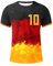 Herren Sport Tshirt Lässige T Shirts Tshirt V Ausschnitt Herren Sommershirt Locker Shirts Arbeits Tshirt Dfb Fan Trikot Deutschland - Fußball Shirt Shirts Tshirt Trainings Tshirt Herren（1-Black，4XL）