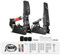SIMSONN Pro Plus X Sim Racing Pedale PC Racing Simulator Pedale HE Hydraulik pedal Unterstützt VAM, VAM RPO Vibrationsmotor Schwarz (PLUS X P2-H2-Plate