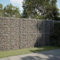 Gabion avec couvercle 300 x 50 x 200 cm en fer galvanisé 3295168