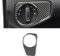 HLMNAKE Interior Sticker Abdeckung aus Carbonfaser, Auto Trim Tuning Dekoration Accessoires für 2014-2020 VW GOLF 7 (Schalter Scheinwerfer)