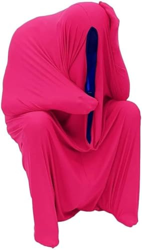 Sensorische Körpersocke For Erwachsene, 165 X 73 Cm, Ganzkörperwickel, Dehnbare Bodysocken For Stressabbau For Erwachsene Mit Autismus Und Angstzuständen(Rot,S)