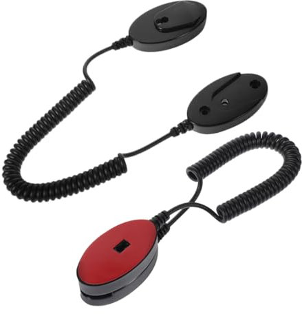 Ciieeo 2pcs Elastic Remote Control Cable Tether Lock Replacing Remote Tether Retractable Cable