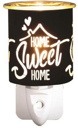 Aroma Black & Gold Home Sweet Home Plug In Wax Melt Warmer