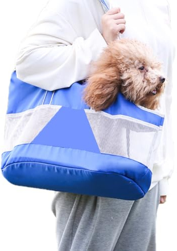 XINCHI Tragetasche Welpen Sommer Transporttasche Hunde Katzen Hundetasche Faltbar Tragbar Hundetragetasche Atmungsaktiv Mesh Tragetuch Hund für Spaziergang Aktivitäten im Freien