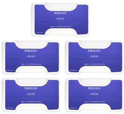 TGHDMD Solución limpiadora de Suelos con Aroma a limón (580 ml, 5 Unidades) - Detergente Neutro con pH Certificado CE for aspiradoras Robot, Compatible con Accesorios de la Serie Narwal.